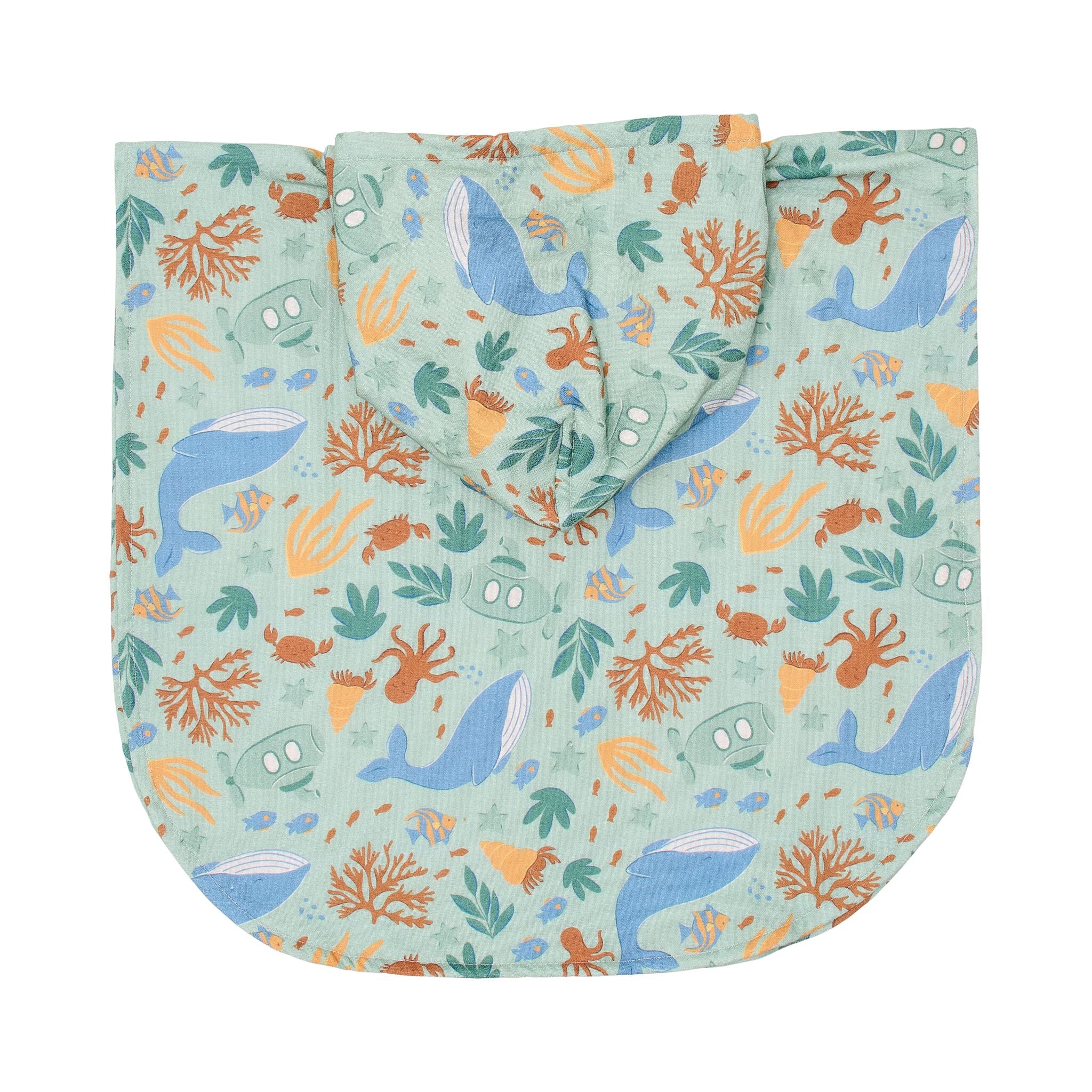 Badponcho - Groen - Ocean Friends - Image 3