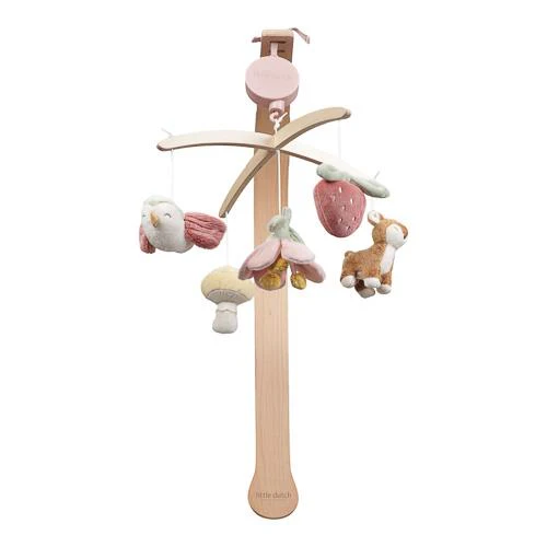 Houten Muziekmobiel - Roze - Fairy Garden - Image 5