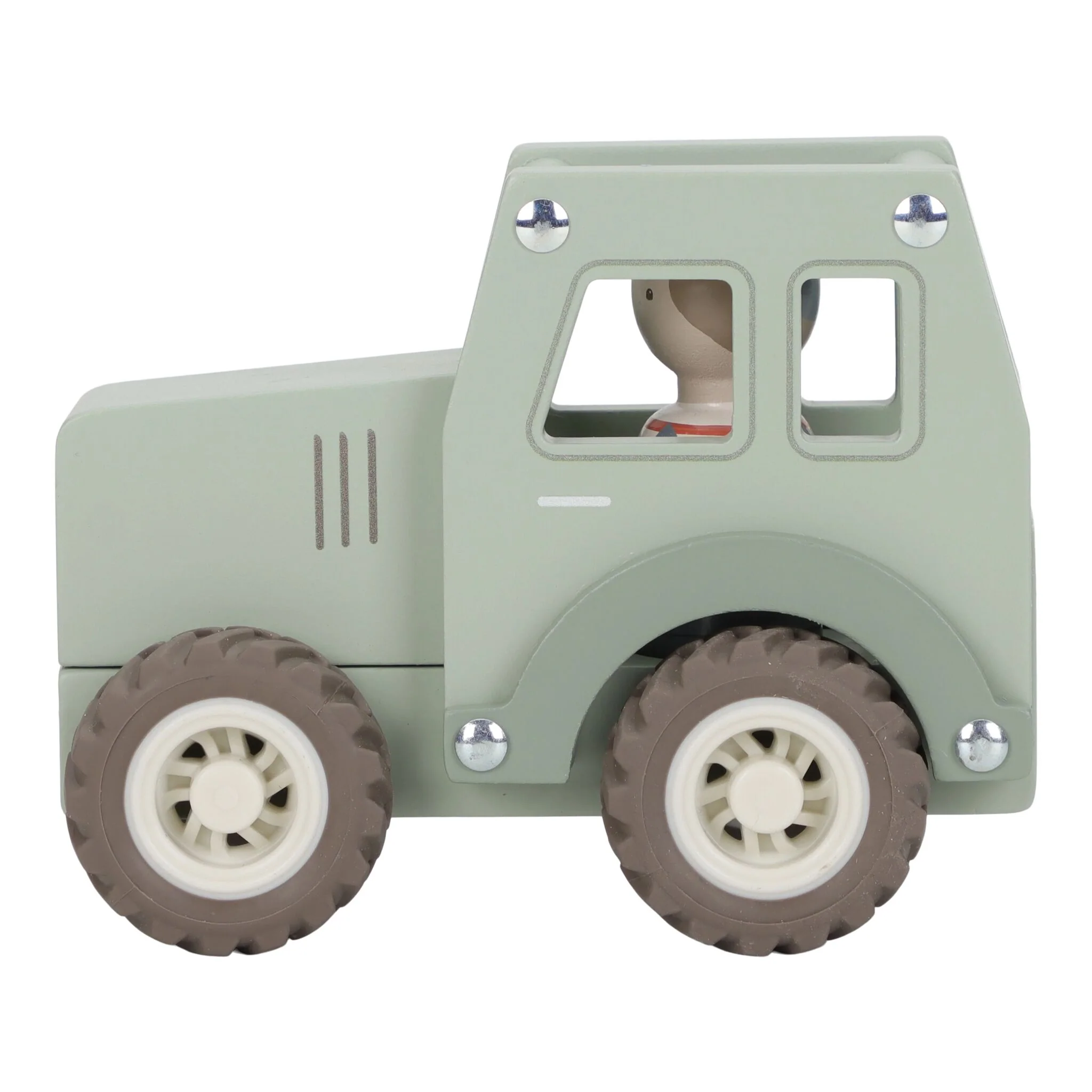 Houten tractor - Groen - Image 7