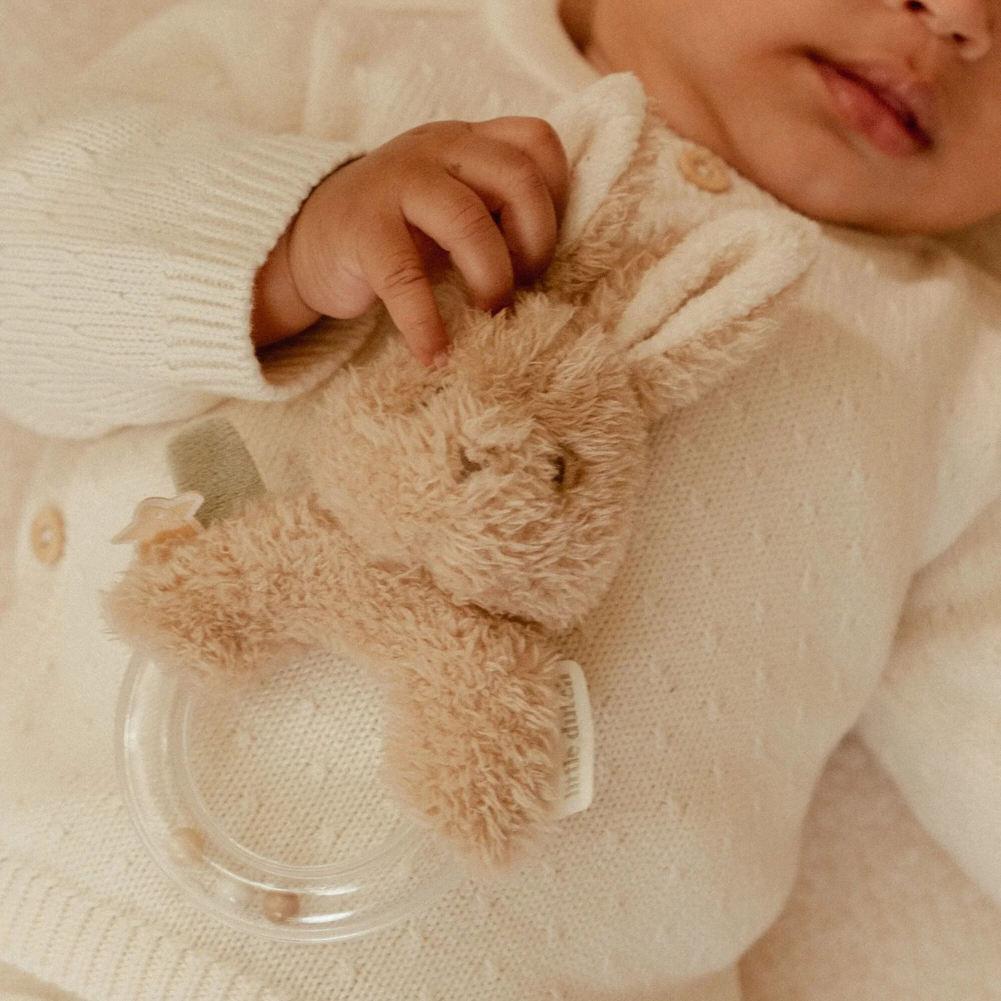 Ringrammelaar - Beige - Newborn Naturals - Image 4