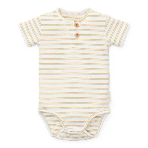 Romper korte mouw - Meerkleurig - Little Farm - Streep - Image 4