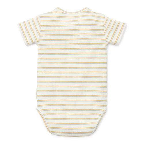 Romper korte mouw - Meerkleurig - Little Farm - Streep - Image 6