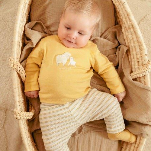 Shirt lange mouw - Geel - Little Farm - Opdruk - Image 10
