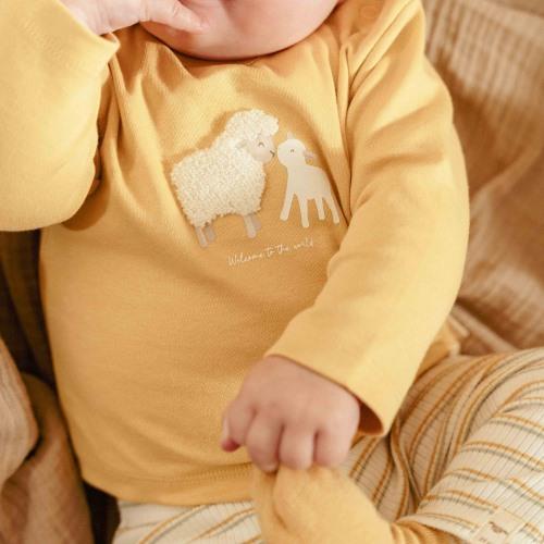 Shirt lange mouw - Geel - Little Farm - Opdruk - Image 12