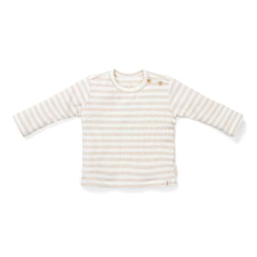 Shirt lange mouw - Zand - Newborn Naturals - Image 3