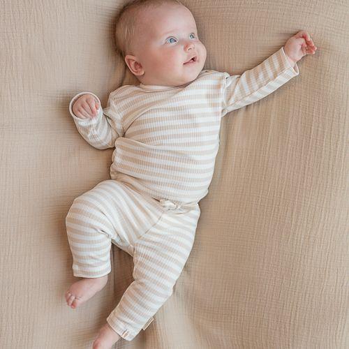 Shirt lange mouw - Zand - Newborn Naturals - Image 8