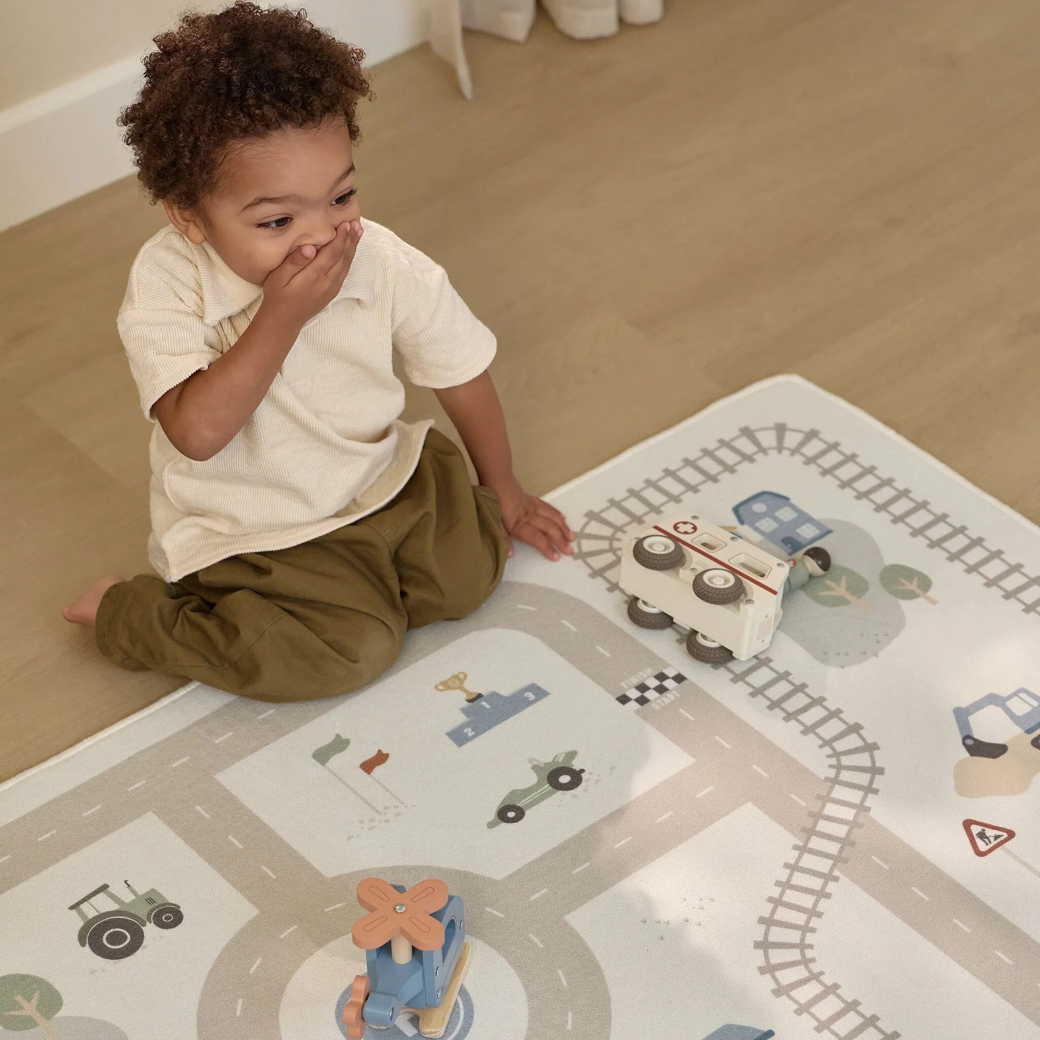 Speelkleed auto's - Beige - Image 6