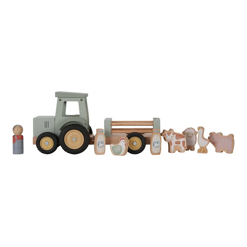 Tractor met trailer Little Farm - Image 3