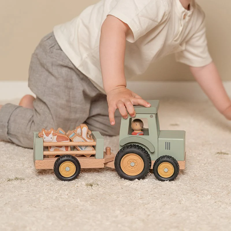 Tractor met trailer Little Farm - Image 4