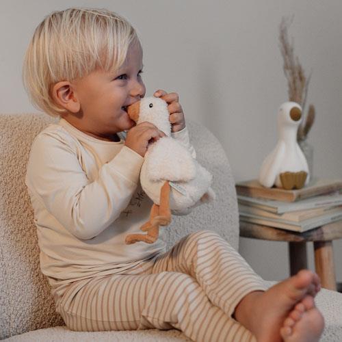 Tweedelige pyjama - Zand - Gestreept - Image 3