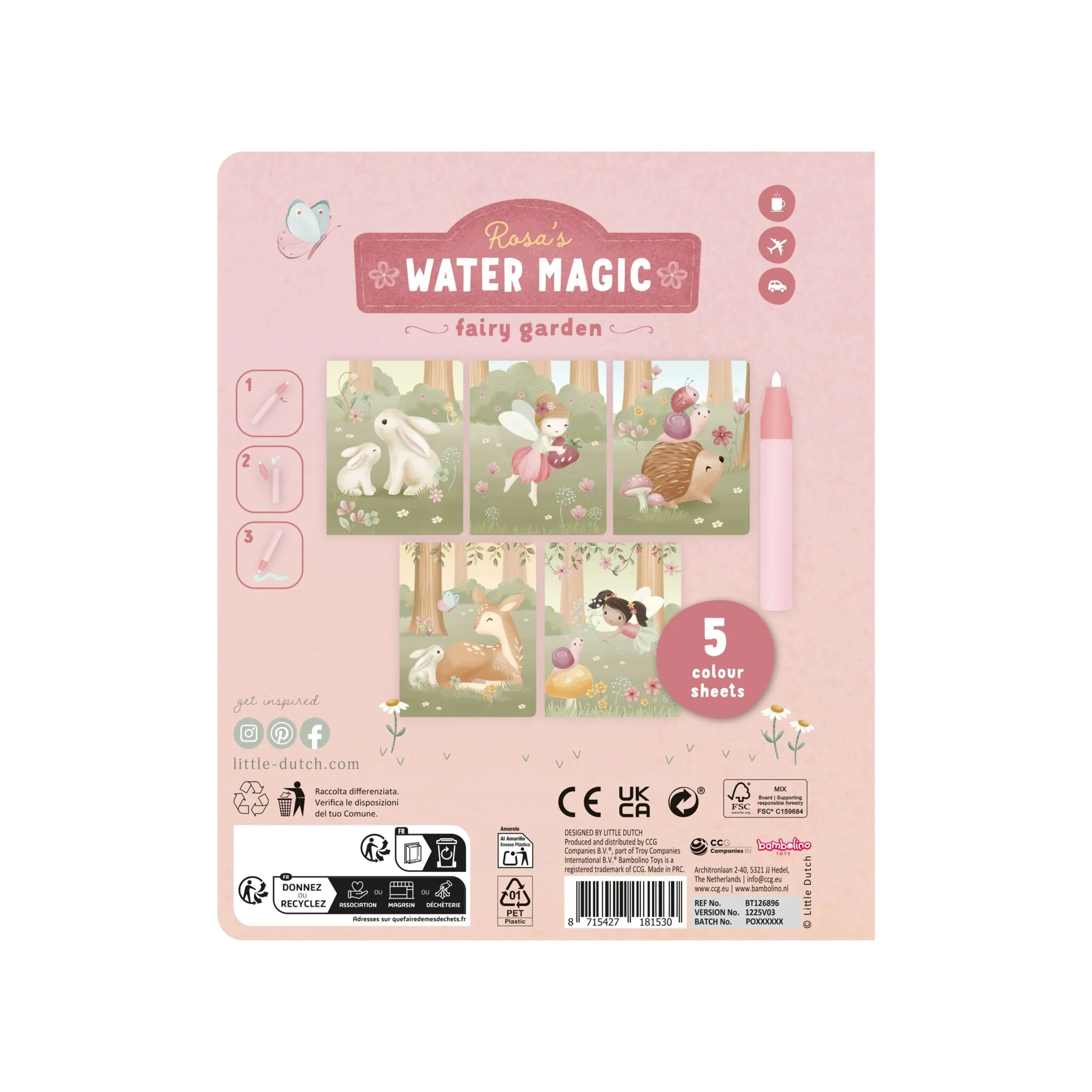 Waterkleurboek - Rosa - Image 7
